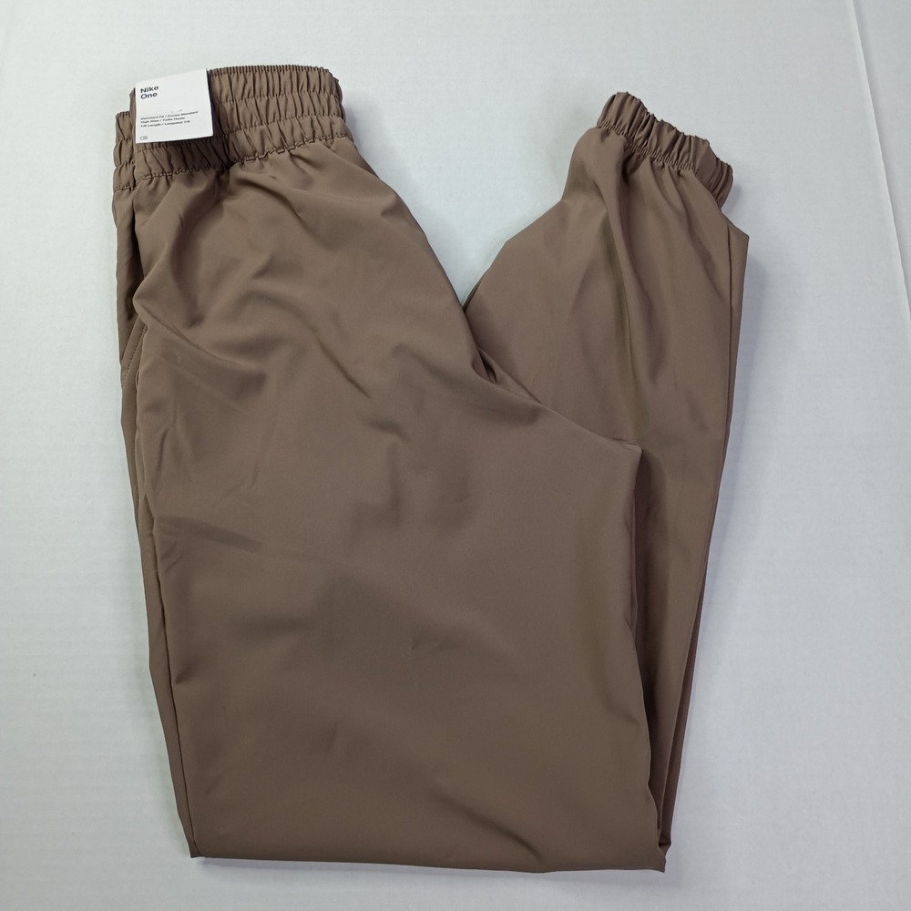 Nike Women's Mink Brown One Dri-FIT High-Waisted‎ 7/8 Joggers Size XS HJ1050-233